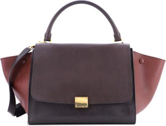 Celine Trapeze Bag Leather Medium satchel - Nero