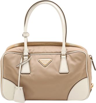 Prada Pre-owned Prada Medium Saffiano Trimmed Re Nylon Re Edition 1978 Handbag Ladies 35GAK4Z246ADHETJ