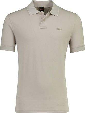 HUGO BOSS Grijs poloshirt BOSS Orange Prime korte mouw