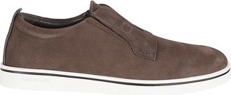 Ferragamo Gancini Slip-On Sneaker - Heren - Platte Schoenen - Bruin - 39 EU - Schoenen