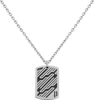 Police PJ26483PSU-01 Mens Necklace - Silver - One Size