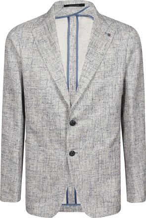 Tagliatore Tailored Textured Notch Lapel Jacket