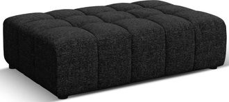 BLOOMINGLOFT Grosser Design Sitzpouf Chicago 102 x 80 cm, Chenille-Bezug