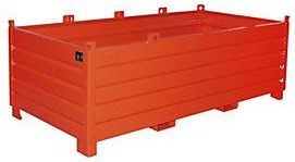 Bauer Recipiente Colector Capacidad 2,0 M&sup3; Rojo Vivo