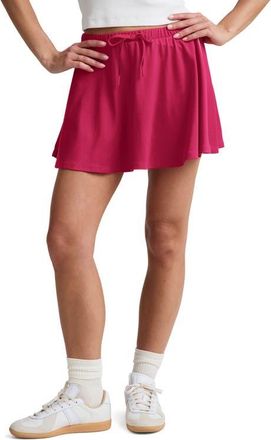 Beyond Yoga Sport Active Drawcord Miniskirt in Berry Red at Nordstrom, Size X-Small