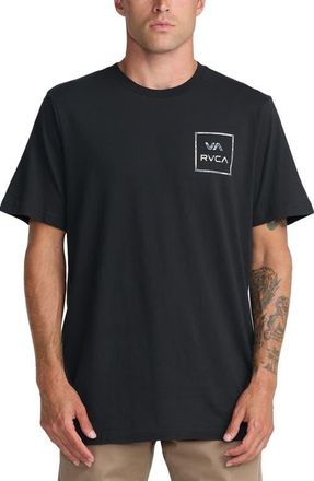 Rvca VA all the Way Cotton Graphic T-Shirt in Pirate Black at Nordstrom, Size Xx-Large