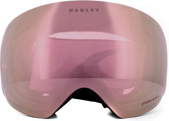 Oakley Mens Ski Goggles Flight Deck OO7050-34 Matt Black Prizm Snow Hi Pink Iridium - One Size