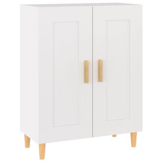 vidaXL Aparador De Madera Contrachapada Blanco 69,5x34x90 Cm Vidaxl