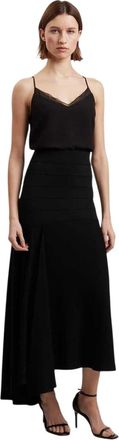 Ted Baker Lichtgewicht chiffon vest voor dames (Zwart)