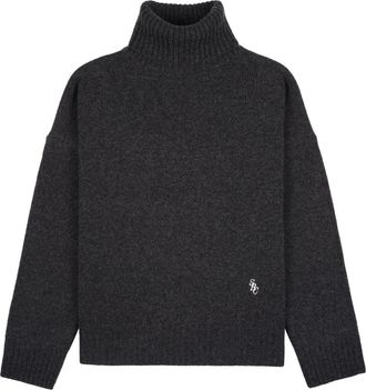 Sporty & Rich SRC wool jumper - women - Wool - S - Grey