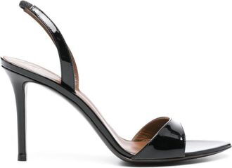 Giuseppe Zanotti Black Leather Heels