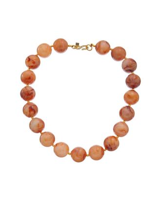Kenneth Jay Lane Plated Beaded Necklace