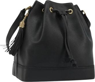 Valentino Pre-owned Vintage Schoudertas - Dames - Vintage Tas - Zwart - ONE Size - Leer - Vintage