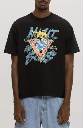 Maui and Sons x Pabst Blue Ribbon Rad Graphic T-Shirt in Black at Nordstrom, Size Xx-Large