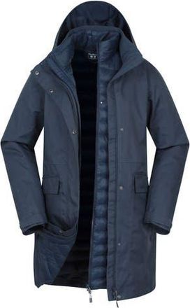 Mountain Warehouse Rain On 3 in 1 Waterproof Jacket in Blue at Nordstrom, Size 12