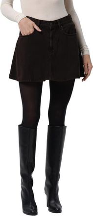 Citizens Of Humanity Trapeze Cotton Miniskirt in Carob Dk Brown at Nordstrom, Size 27