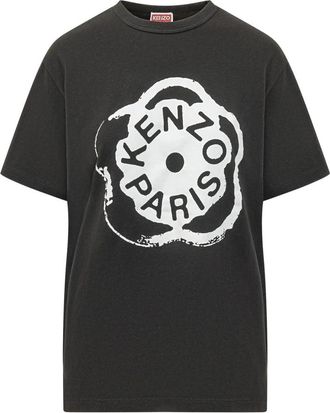 Kenzo Boke Flower 2.0 Loose T-Shirt - Dames - T-shirts - Zwart - XS - Katoen - Tops
