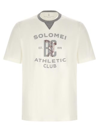 Brunello Cucinelli White Cotton Mens T-Shirt