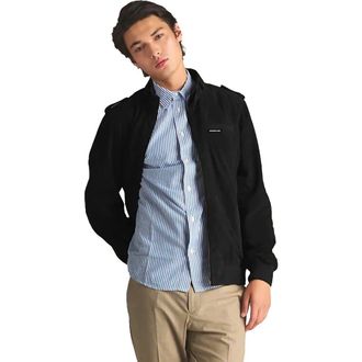 Members Only Mens Soft Suede Iconic Jacket in Black at Nordstrom, Size Xx-Large
