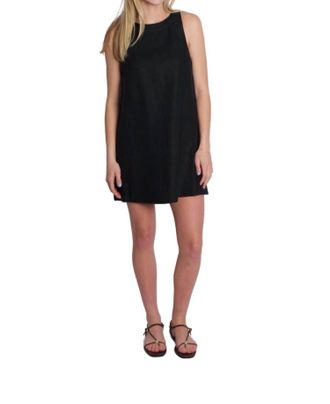 Poss&eacute; Poppy Mini Dress In Black