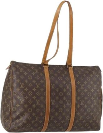 Louis Vuitton Pre-owned Weekend Bags, female, Brown, Size: ONE SIZE Pre-owned Canvas Weekend Bag