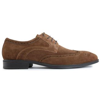 Sole Mens Ldn Guard Brogue Shoes - Tan Suede - Size UK 12