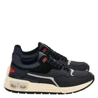 Ferragamo Cosma Gancini Low-Top Sneakers, Size 9