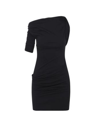 Jacquemus Womens La Mini Robe Drapeado Dress