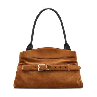 Marc Jacobs Dakota Satchel - Dames - Schoudertassen - Bruin - ONE Size - Leer - Tassen