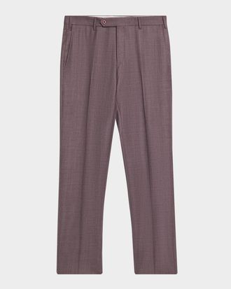 Zanella Men & apos;s Parker Sharkskin Trousers