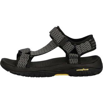 Skechers Outdoor Sandal - Heren - Sport - Zwart - Maat: 38 1/2 EU Leer