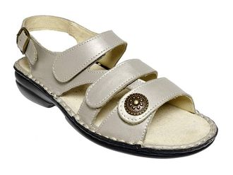 David Tate Wrap Womens Shoes Platinum Nappa : EU 41 (US Womens 10-10.5) M, Leather