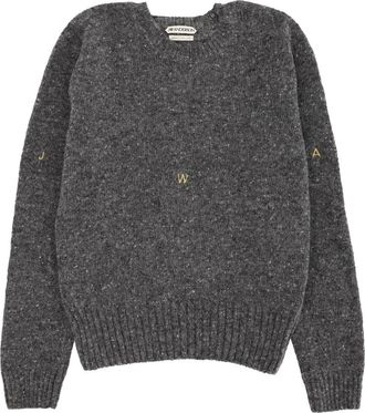 J.W.Anderson Textured Knit Sweater With Subtle Embroidery