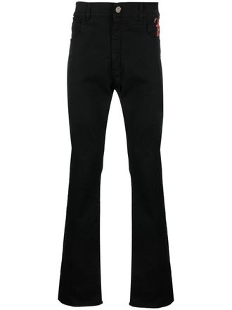 Billionaire Boys Club embroidered-logo slim-fit jeans - Black