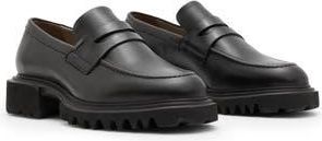 AllSaints Lola Lug Sole Penny Loafer in Black at Nordstrom Rack, Size 10.5Us / 40.5Eu