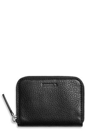 Shinola Small Zip Wallet in Black at Nordstrom