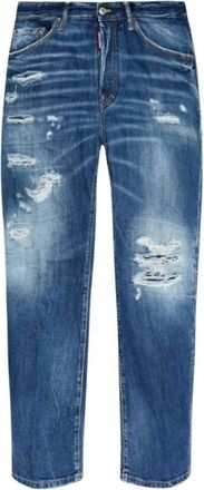 Dsquared2 Bro Jeans - Heren - Loose Fit Jeans - Blauw - XL - Katoen - Jeans