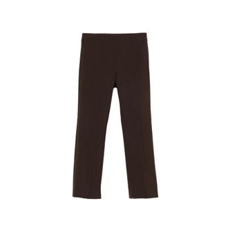 PESERICO Seam-detail Side-slit Trousers