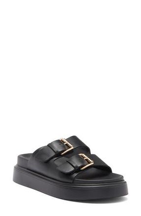 Tony Bianco Jagger Slide Sandal in Black Nappa at Nordstrom Rack, Size 9Us / 40Eu