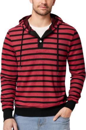 Generic Mens Jumpers Striped Graphic Hoodies Loose Fit Hooded Long Sleeve Pullover Lightweight Casual Jumper Sweatshirt Winter Fall Tops Button Up Hoodie (Bri
