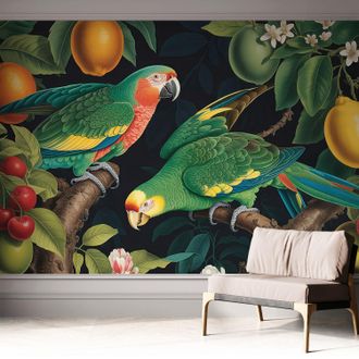 Tulup Carta Da Parati Adesiva - Lavabile - Decorazione Murale - Per Cucina - Pellicola Decorativa Avventura Tropicale 312x219 Cm
