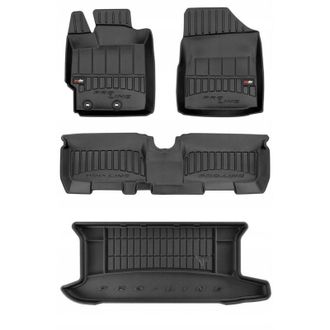 OEM Set Alfombrillas De Goma 3d Toyota Yaris 2 Hb 2005-2011