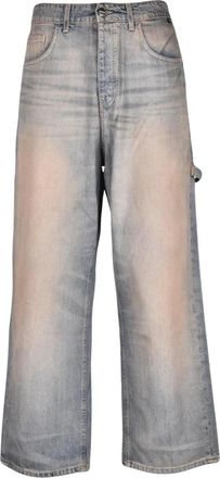 Barrow Wide Jeans - Heren - Loose Fit Jeans - Blauw - W34 - Katoen - Jeans