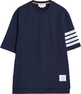Thom Browne Hombre, Camisetas, Azul, Talla: L