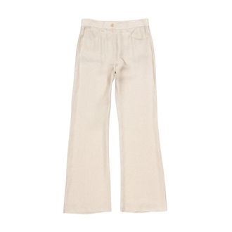Acne Studios Dames, Broeken, Beige, Maat: XS