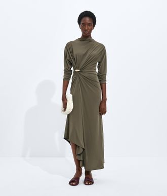 Bottega Veneta Crepe Viscose Jersey Dress - Bottega Veneta