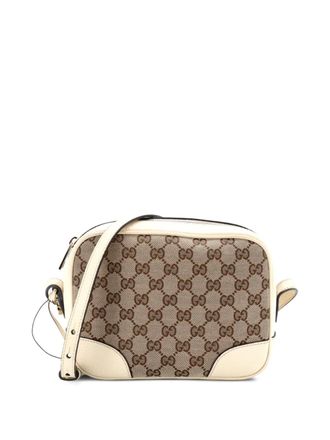 Gucci Bree Disco GG Canvas with Leather Mini crossbody bag - Brown