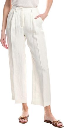 Fabiana Filippi Textured Linen Pleated Trouser
