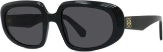 Loewe Anagram Zonnebril - Dames - Accessoires - Zwart - Maat: 54 MM