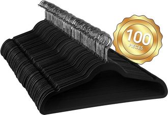 Elama Dnu Elama 100Pc Velvet Hangers